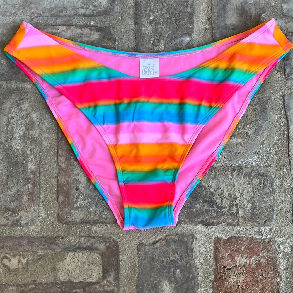 NWT Wild Fable multi color bikini bottoms